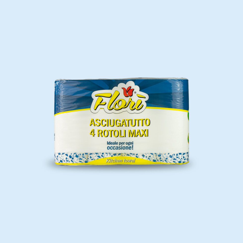 FLORI' ASCIUGATUTTO STANDARD 4 ROTOLI X 12 CF
