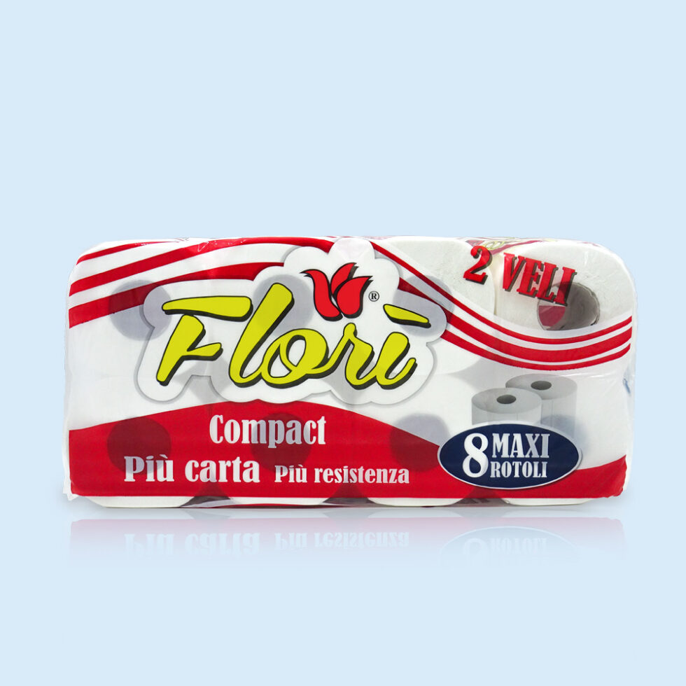 FLORI' CARTA IGIENICA COMPACT 8 RT X 6 CF