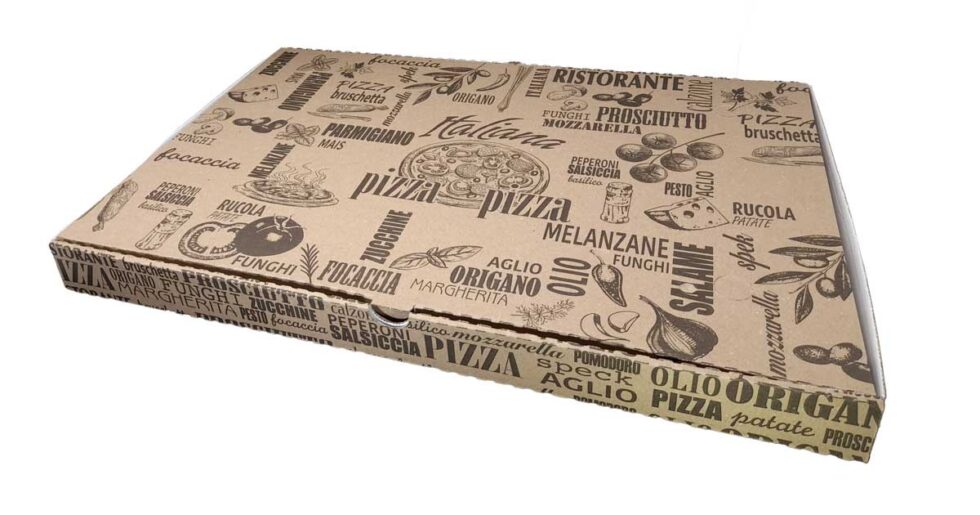 CARTONI PORTA PIZZA 40X60 AMERICA H 4,5 X 50 PZ