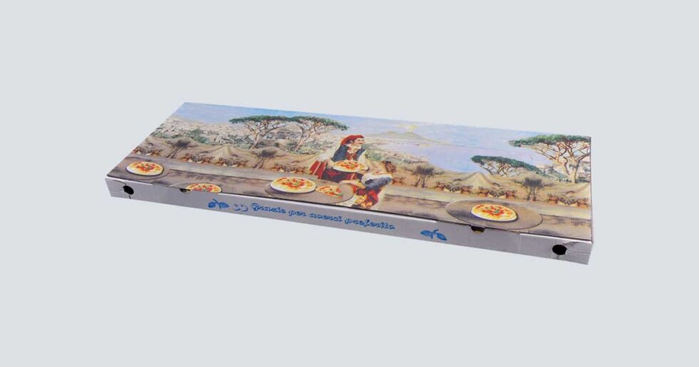 CARTONI PORTA PIZZA 35X100 AMERICA H 5 X 50 PZ