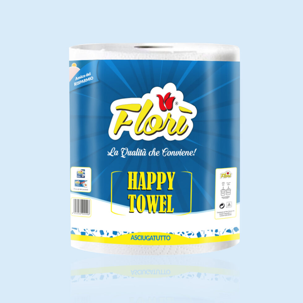 FLORI' ASCIUGATUTTO HAPPY TOWEL MONORTOLO X 12 CF