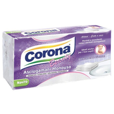 CORONA ASCIUGAMANI MONOUSO BEAUTY X 10 CF