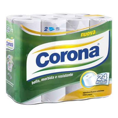 CORONA CARTA IGIENICA 24 ROTOLI X 6 CF