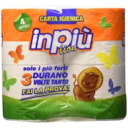 IN PIU' CARTA IGIENICA 4 ROTOLI X 10 CF