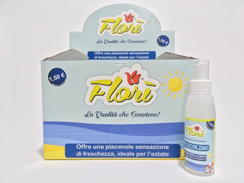 FLORI' FRESCOLINO ACQUA CITRONELLA SPRAY 100 ML X 24 PZ