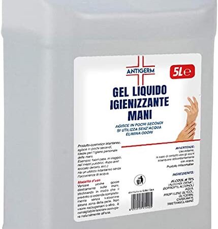 FLORI' GEL IGIENIZZANTE MANI IN TANICA DA 5 LITRI