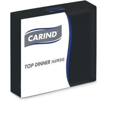 CARIND TOVAGLIOLI NERI DINNER NAPKINS 2V 24X24 X 100 PZ X 20 CF