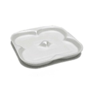 VASCHETTE POLISTIROLO BIANCO 88 X 4 HAMBURGER X 500 PZ