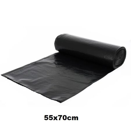 BUSTE PATTUMIERA NERE ROTOLO 55X70 X 20 CF