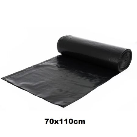 BUSTE PATTUMIERA NERE ROTOLO 70X110 X 20 CF