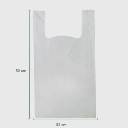 BUSTE BIO SHOPPERS MEDIA BIANCA 32X52 X 4 KG