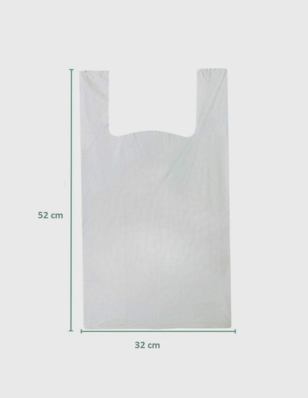 BUSTE BIO SHOPPERS MEDIA BIANCA 32X52 X 4 KG
