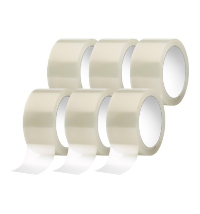 SCOTCH LARGO 60 MT TRASPARENTE X 6 PZ