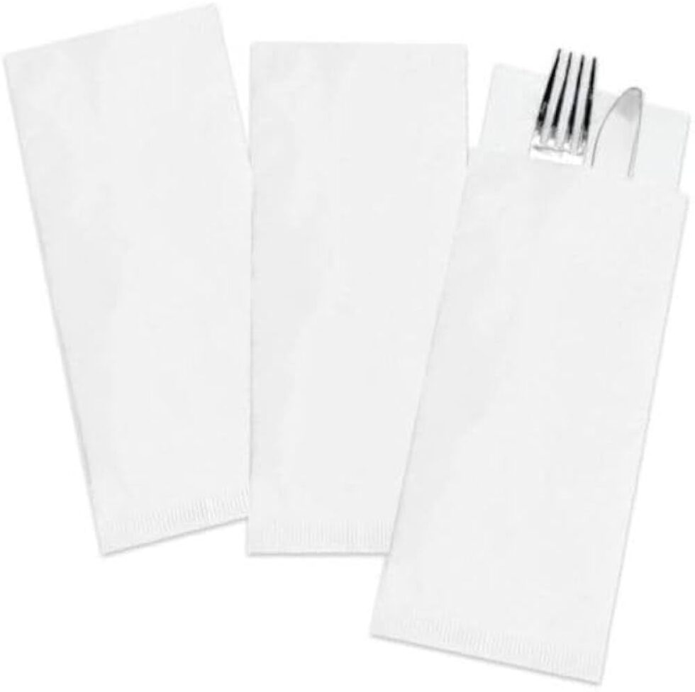 SACCHETTI PORTA POSATE BIANCO X 500 PZ
