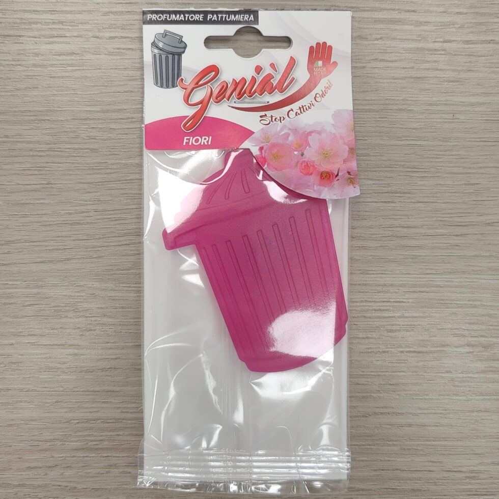 GENIAL PROFUMATORE PATTUMIERA CLIP FUCSIA FIORI X 12 PZ