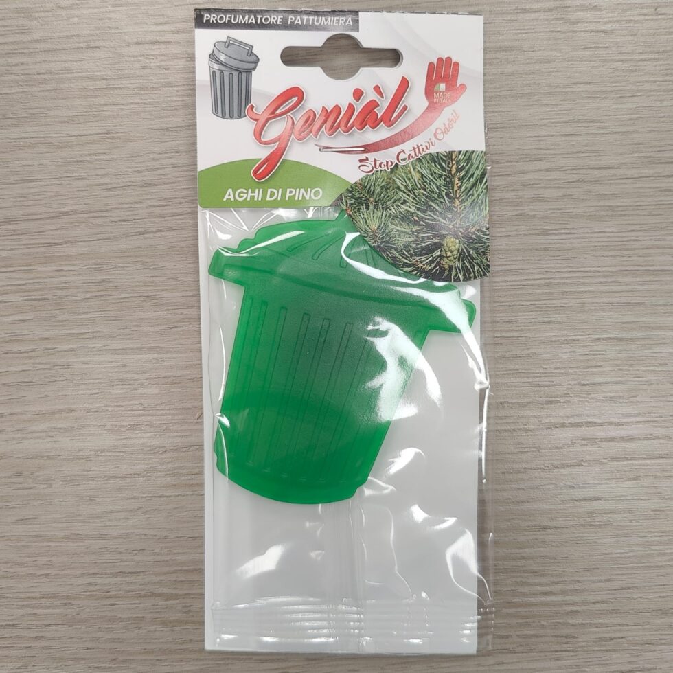 GENIAL PROFUMATORE PATTUMIERA CLIP VERDE PINO X 12 PZ
