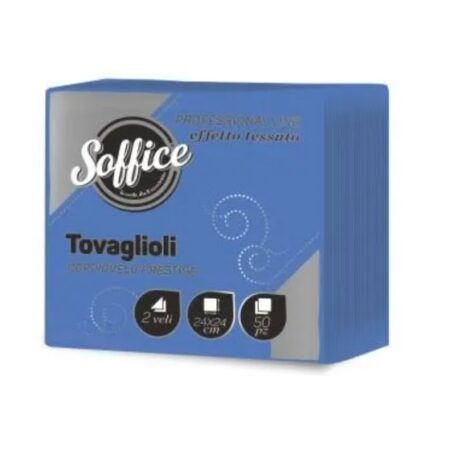 SOFFICE TOVAGLIOLI 24X24 BLU NOTTE X 50 PZ X 24 CF