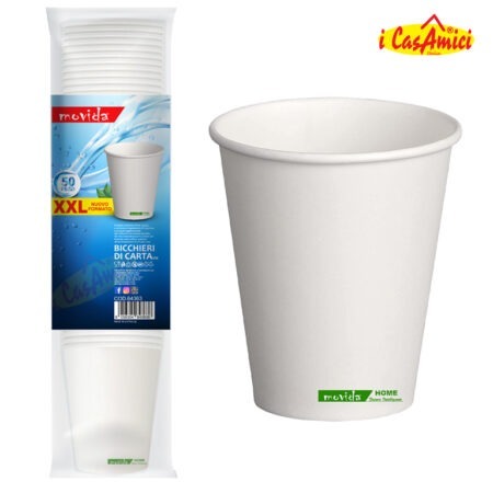 I CASAMICI MOVIDA BICCHIERI IN CARTA 210 ML X 50 PZ 40 CF