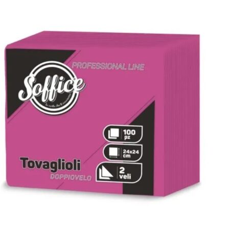 SOFFICE TOVAGLIOLI 38X38 ORTENZIA X 40 PZ X 18 CF