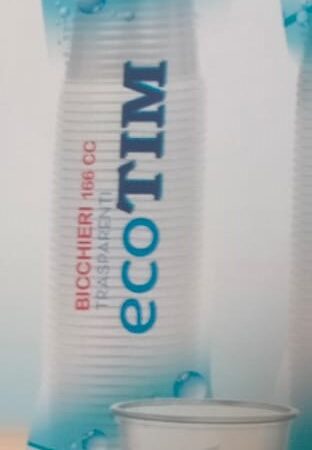 TIM BICCHIERI EVERYDAY 166CC TRASPARENTE 96 PZ X 30 CF